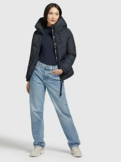 Khujo Vestes Dhiver Veste D’hiver Esila Femme Marine -Magasin de vêtements Khujo pas cher 0055b2d171878bb5c77f743cc40480e9