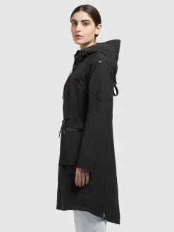 Khujo Parkas Parka Mi-saison Femme Noir -Magasin de vêtements Khujo pas cher 007fc1f3ef68c2de39c5985717459e6d