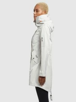 Khujo Parkas Parka Mi-saison Dayes Femme Blanc Cassé -Magasin de vêtements Khujo pas cher 009e700a54086ff6e372bfa42732ab61