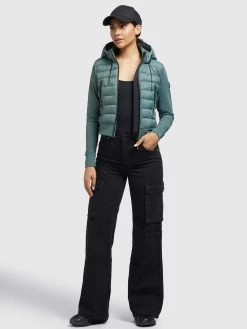 Khujo Vestes De Mi-saison Veste Mi-saison Dalis Matt Femme Jade -Magasin de vêtements Khujo pas cher 0133725bc3479ae01fa6b96a7b7d393b