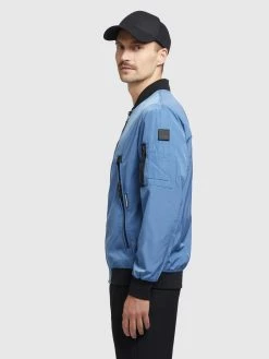 Khujo Vestes De Mi-saison Veste Mi-saison ASTILE2 Homme Bleu -Magasin de vêtements Khujo pas cher 01836a37685223b4abf6e7d3202cfb56