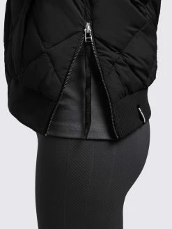 Khujo Vestes De Mi-saison Veste Mi-saison Leona Femme Noir -Magasin de vêtements Khujo pas cher 02413f7b746e3d00c26e11e43e8038b0