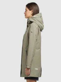 Khujo Manteaux De Mi-saison Manteau Mi-saison Artisa Femme Gris / Vert -Magasin de vêtements Khujo pas cher 02d033ddd8e71d43396b8ca62958067f
