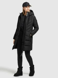 Khujo Manteaux De Mi-saison Manteau Mi-saison Mugg Femme Noir -Magasin de vêtements Khujo pas cher 03d21b381c7274ec0b8ba8e564a14786