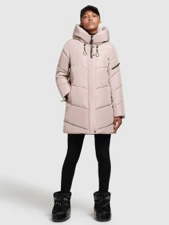 Khujo Vestes Dhiver Veste D’hiver Jordis Femme Rose Clair -Magasin de vêtements Khujo pas cher 03ea3d6681636cf923785bf72e01c2e1