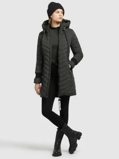 Khujo Manteaux Dhiver Manteau D’hiver Nita Femme Kaki -Magasin de vêtements Khujo pas cher 045f162a722c74e5720c1d429968fe34