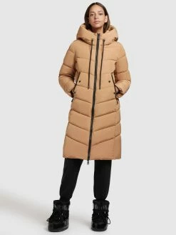 Khujo Manteaux De Mi-saison Manteau Mi-saison Klayd Femme Ocre -Magasin de vêtements Khujo pas cher 04d24dd36f4210859690e022bffcb429