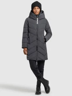 Khujo Manteaux Dhiver Manteau D’hiver Formin Femme Graphite -Magasin de vêtements Khujo pas cher 0524a4cd4a3880221f8dbd120d3aa8c5
