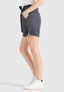 Khujo Shorts Loosefit Pantalon Poppy Femme Gris Foncé -Magasin de vêtements Khujo pas cher 054acf0fa0d813f2652ea6d25b2759f5