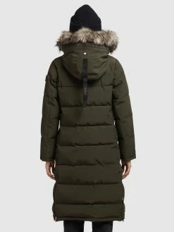 Khujo Manteaux Dhiver Manteau D’hiver LOLL Femme Kaki -Magasin de vêtements Khujo pas cher 063a16215d73970c9a420dbf445f1b54