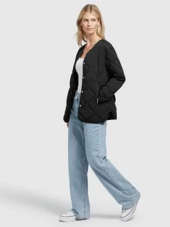 Khujo Vestes De Mi-saison Veste Mi-saison Yuna Femme Noir -Magasin de vêtements Khujo pas cher 06612cf063dbe7646581081477f9eae3