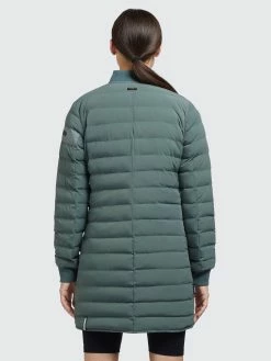 Khujo Vestes De Mi-saison Veste Mi-saison Greta Femme Vert Foncé -Magasin de vêtements Khujo pas cher 068b7050d3d82900520acddd2ce281a5