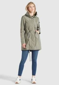 Khujo Parkas Parka Mi-saison CATHARINA Femme Kaki 12 Khujo Parkas Parka Mi-saison CATHARINA Femme Kaki -Magasin de vêtements Khujo pas cher 08ba288cf82e2d9c9864391f3bf71da3