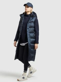 Khujo Vestes Sans Manches Gilet Tourin Femme Bleu Marine -Magasin de vêtements Khujo pas cher 0918747b99d3baf41e34086e4c016fce