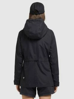 Khujo Vestes De Mi-saison Veste Mi-saison SESIA Femme Noir -Magasin de vêtements Khujo pas cher 09ed6b8cba71d673ccb7332feabc448d