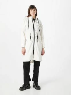 Khujo Manteaux De Mi-saison Manteau Mi-saison VOYA3 Femme Blanc -Magasin de vêtements Khujo pas cher 0a1e5f01df65bd552e8a7eda95fe7976