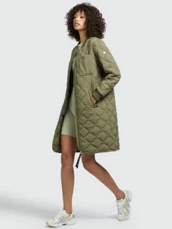 Khujo Manteaux De Mi-saison Manteau Mi-saison Mary Femme Olive -Magasin de vêtements Khujo pas cher 0aba88775676e2c54af857db38925849