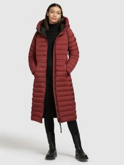 Khujo Manteaux Dhiver Manteau D’hiver Mimi Femme Rouge Rouille -Magasin de vêtements Khujo pas cher 0ad810eb71630b24a7a261513c081472