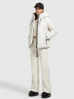 Khujo Vestes Dhiver Veste D’hiver Esila 3 Femme Blanc Naturel -Magasin de vêtements Khujo pas cher 0b81138fc208d653de8a792ad420a778