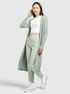 Khujo Gilets Cardigan Elina Femme Menthe -Magasin de vêtements Khujo pas cher 0c6ba4f0229c87d15eaa4b567a97d4ad