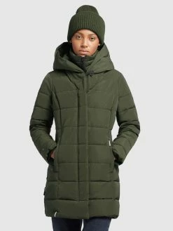 Khujo Manteaux Courts Manteau D’hiver Floyt Femme Olive -Magasin de vêtements Khujo pas cher 0d52d22e77bf90235684d259852f4de7