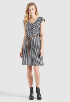 Khujo Robes En Jersey Robe Leifa Femme Bleu -Magasin de vêtements Khujo pas cher 0f02288067b386eb0c852f77a8da2683