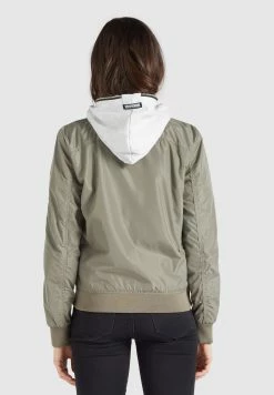 Khujo Vestes Dhiver Veste D’hiver LARIFA Femme Kaki -Magasin de vêtements Khujo pas cher 0fdf38d1419753ac512417e5a300c528