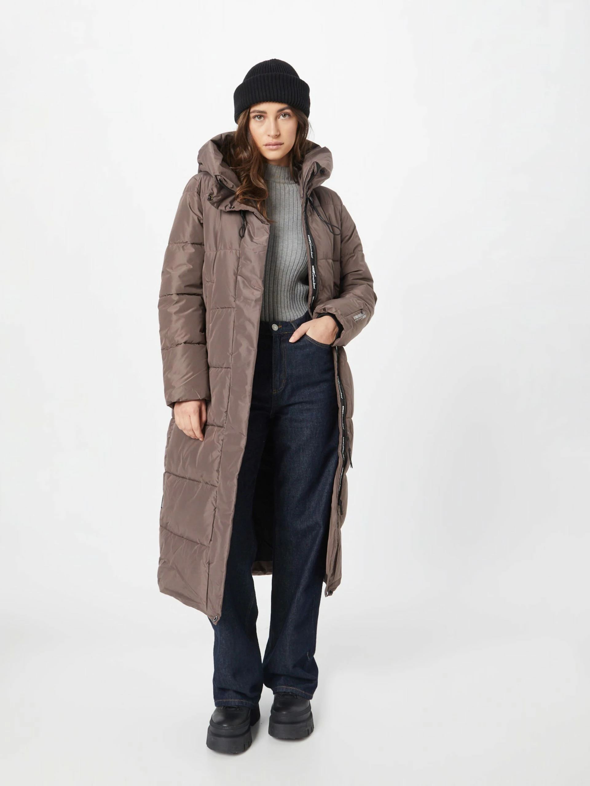 Khujo Manteaux De Mi-saison Manteau Mi-saison Soulani Femme Taupe 6 Khujo Manteaux De Mi-saison Manteau Mi-saison Soulani Femme Taupe – Image 4