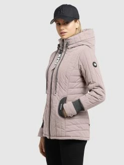 Khujo Vestes De Mi-saison Veste Mi-saison TWEETY PRIME Femme Rose -Magasin de vêtements Khujo pas cher 100f9ca2aaa11250f7d2bf3c83b9553b