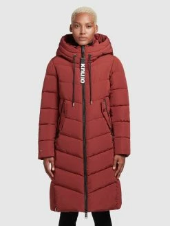 Khujo Manteaux Dhiver Manteau D’hiver Ayleena Femme Rouge Rouille -Magasin de vêtements Khujo pas cher 103a749a317d14d6c72dd037a71eb762