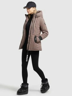 Khujo Vestes De Mi-saison Veste Mi-saison Tweety Prime Femme Rose -Magasin de vêtements Khujo pas cher 105eada0f38bf02b1601877edb771b13