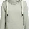 Khujo Sweats à Capuche Sweat-shirt Rhabea Femme Vert Pastel -Magasin de vêtements Khujo pas cher 10b6464c6ec770a1583b4145f792304e
