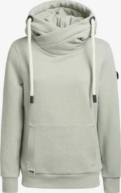 Khujo Sweats à Capuche Sweat-shirt Rhabea Femme Vert Pastel