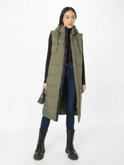 Khujo Vestes Sans Manches Gilet Tourin Femme Kaki 10 Khujo Vestes Sans Manches Gilet Tourin Femme Kaki -Magasin de vêtements Khujo pas cher 120ff3938ba582a817f581d23d533d69