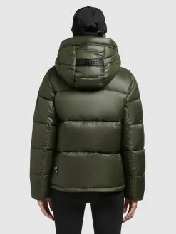 Khujo Vestes Dhiver Veste D’hiver Valona Femme Vert Foncé -Magasin de vêtements Khujo pas cher 125a9ebd09e2e7186854ce4ade673283