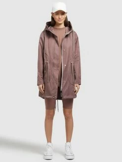 Khujo Parkas Parka Mi-saison ONDA2 Femme Marron -Magasin de vêtements Khujo pas cher 13e95f92e589e922c0fb5e4b5657fe77