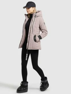 Khujo Vestes De Mi-saison Veste Mi-saison TWEETY PRIME Femme Rose -Magasin de vêtements Khujo pas cher 16c8aba012a490b5ae562b638ca95b5f