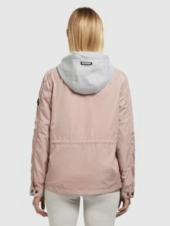 Khujo Vestes De Mi-saison Veste Mi-saison FLAMES Femme Rose -Magasin de vêtements Khujo pas cher 172acf41c2cd4141cddb032646bac51a