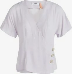 Khujo Blouses à Manches Courtes Chemisier Giovanna Femme Lilas