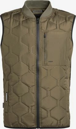 Khujo Vestes Sans Manches Gilet Liel Homme Olive