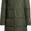 Khujo Manteaux Dhiver Manteau D’hiver Soulani2 Femme Vert Foncé -Magasin de vêtements Khujo pas cher 186a621b40543d2a72ff0b2db56023ed