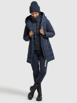 Khujo Manteaux Courts Manteau D’hiver Floyt Femme Bleu Foncé -Magasin de vêtements Khujo pas cher 18d710e4022f416acb00d8e5041f06b8