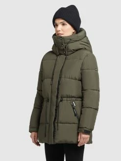 Khujo Vestes Dhiver Veste D’hiver Leviani Femme Vert Foncé -Magasin de vêtements Khujo pas cher 1ab3ff951628ecdf8230aaa243d2ca7e