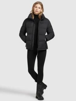 Khujo Vestes Dhiver Veste D’hiver Blondie Matt Femme Noir -Magasin de vêtements Khujo pas cher 1b111fd2581d8529b2ac8b25603ea069