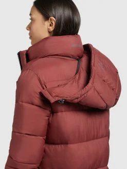 Khujo Manteaux Dhiver Manteau D’hiver Corinna Femme Rouge Rouille -Magasin de vêtements Khujo pas cher 1b87d5eee51c24ad9f3c22c6a018e324