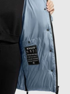 Khujo Vestes Dhiver Veste D’hiver Franee Femme Bleu Clair -Magasin de vêtements Khujo pas cher 1c975a563cce66a024086de2a8e0a4bc
