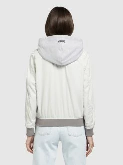Khujo Vestes De Mi-saison Veste Mi-saison Persee Femme Blanc -Magasin de vêtements Khujo pas cher 1cb6b11d809ddba4cae88bc3163f4f88