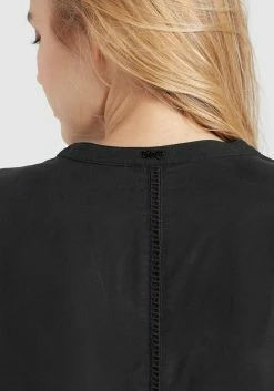 Khujo Robes Fluides Robe-chemise Crepes Femme Noir -Magasin de vêtements Khujo pas cher 1cfc3dc9dd113d3a7fb4b35c94e2934d