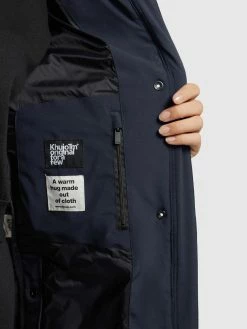 Khujo Manteaux De Mi-saison Manteau Mi-saison Namita Femme Bleu Marine -Magasin de vêtements Khujo pas cher 1e03f7916553bc535d8fc4c4b012399b