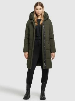 Khujo Manteaux De Mi-saison Manteau Mi-saison Namita Femme Vert Foncé -Magasin de vêtements Khujo pas cher 1fd96c2711e5c27fc9c1d00fa0418cbf